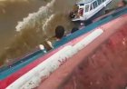 Lancha afunda após colisão com balsa no Rio Amazonas, em Santarém